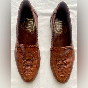 Vintage Christian Dior Brown Loafers